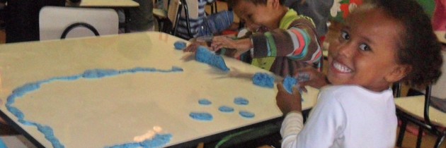 New Tables and Chairs at Rio Vermelho Child Care Center
