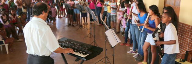 Nova Pousada Community Center Ingauration in Sabinopolis